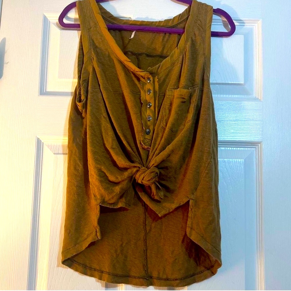 Free People brown tank